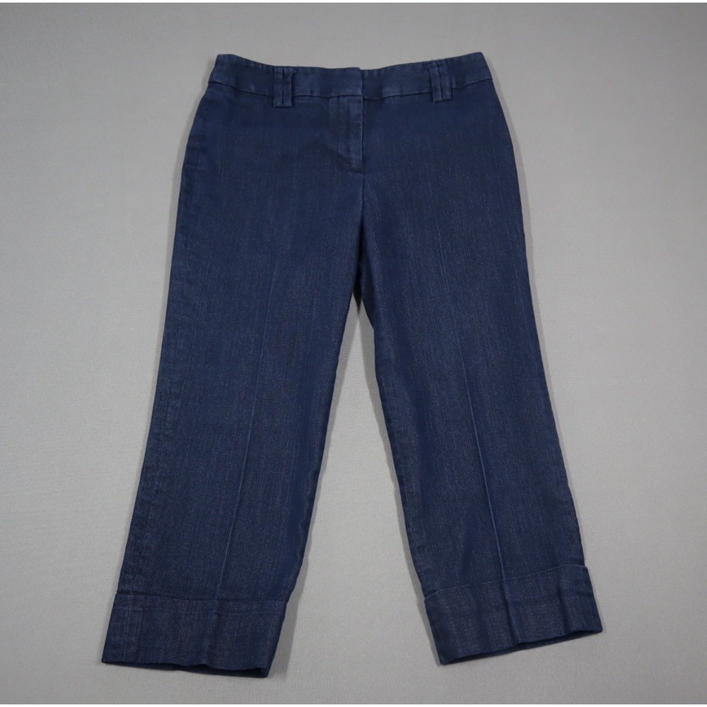 Ann Taylor Loft Petites Denim Like Cropped Pants - Size 0P